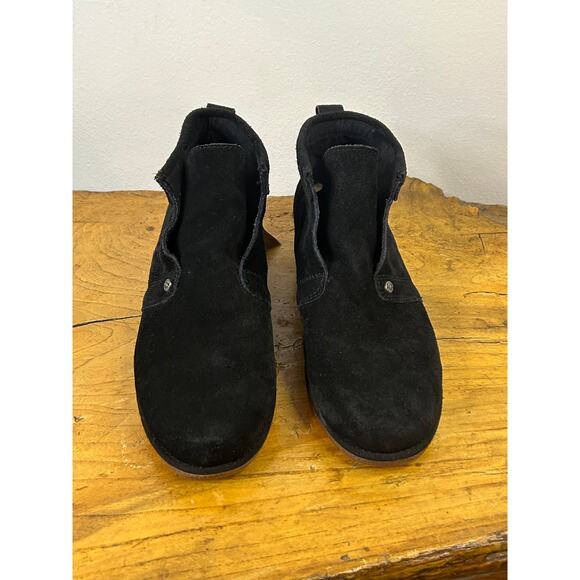 Bearpaw Chukka ll Black/Carmel Suede Round Toe Women's Size 6 Vintage 222W-011 - Picture 2 of 7